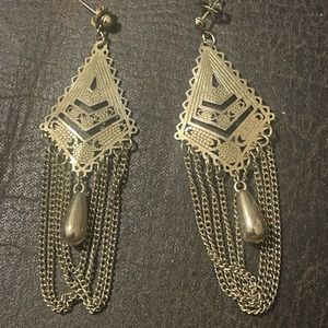 Geometric vintage earrings